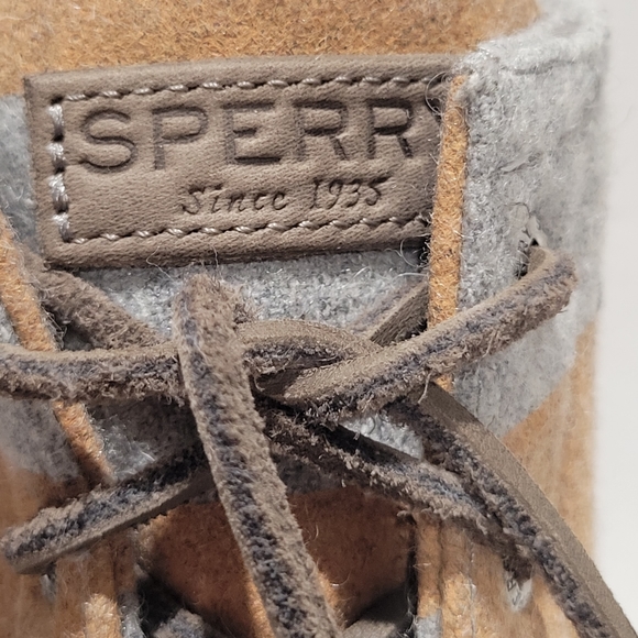 Sperry Top sider  womens 10 M wool rain duck grey ankle zip boots - Picture 2 of 12